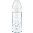 NUK First Choice Plus Glass Bottle Silicone 0-6m 240ml 1 Τεμάχιο, Κωδ 10745124 - Λευκό