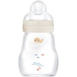 Mam Feel Good Premium Glass Baby Bottle 0m+, Κωδ 370SUc, 170ml - Κρεμ