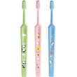TePe Mini Extra Soft 0-6 Years Toothbrush 3 Τεμάχια - Λαχανί / Ροζ / Γαλάζιο