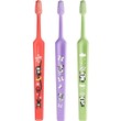 TePe Mini Extra Soft 0-6 Years Toothbrush 3 Τεμάχια - Κοραλί / Λιλά / Λαχανί