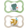 Mam Air Silicone Soother 16m+ 2 Τεμάχια, Κωδ 275SUc - Πράσινο / Καφέ Ανοιχτό