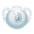 Nuk First Choice Silicone Soother 0-6m, 1 Τεμάχιο - Λευκό - Γαλάζιο