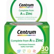 Centrum Complete A to Zinc 30tabs