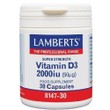 Lamberts Vitamin D3 2000iu, 30caps