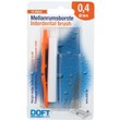 Doft Envelope Interdental Brushes 12 Τεμάχια - Μέγεθος 0.4mm Πορτοκαλί
