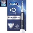 Oral-B iO 3 Black Electric Toothbrush 1 Τεμάχιο