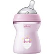 Chicco Natural Feeling Plastic Bottle 2m+ 250ml, 1 Τεμάχιο - Ροζ