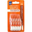 Intermed Ergonomic Inter Pick Silicone Interdental Picks 36 Τεμάχια S/M
