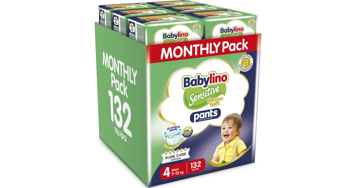 Babylino Sensitive Couches Culotte Taille 6 (13-18 Kg) - 23 Unités Pants Extra Large