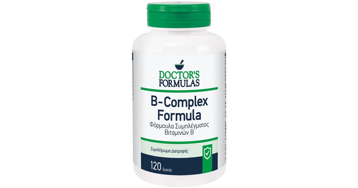 Doctor's Formulas B-Complex Formula 120tabs | Pharm24.gr