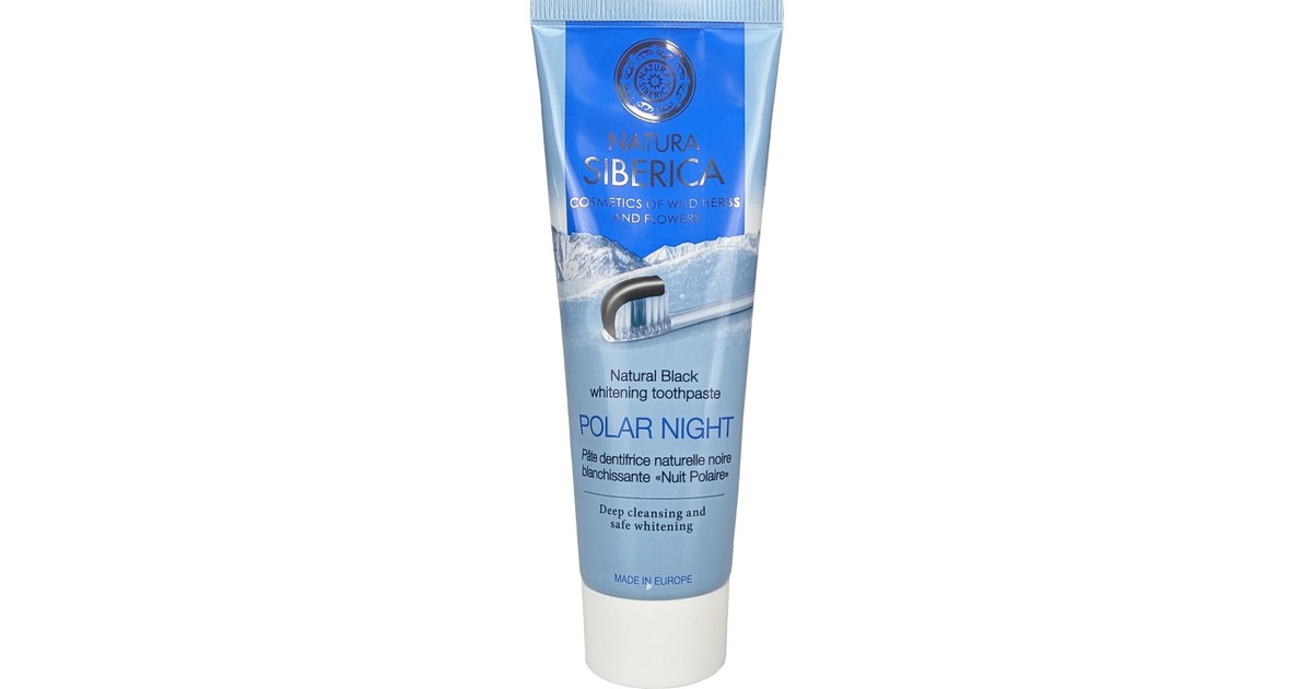 Natura Siberica Polar Night Natural Black Whitening Toothpaste 100g ...