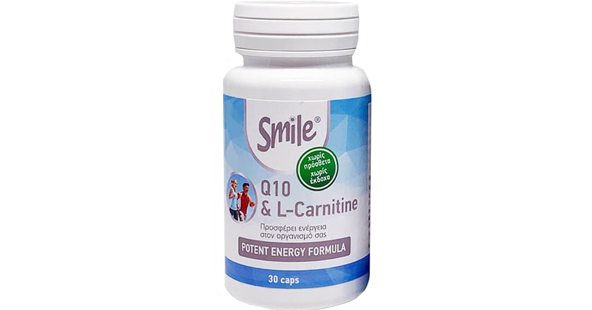 smile q10 l carnitine Smile Q10 & L-Carnitine 30caps