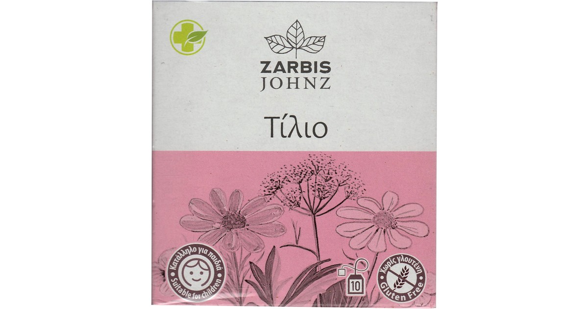 Zarbis Johnz Lime Tree Tea 10 Τεμάχια (10 Φακελάκια x 1.2g) | Pharm24.gr