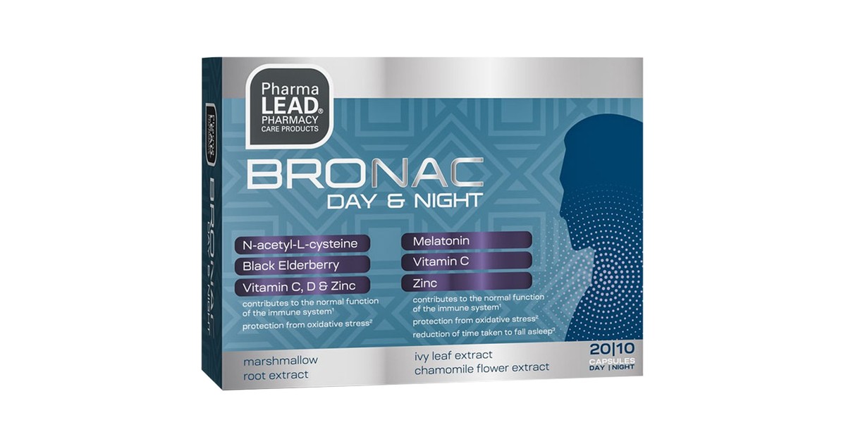 Bronac Pharmalead Bronac Day & Night 20/10caps | Pharm24.gr