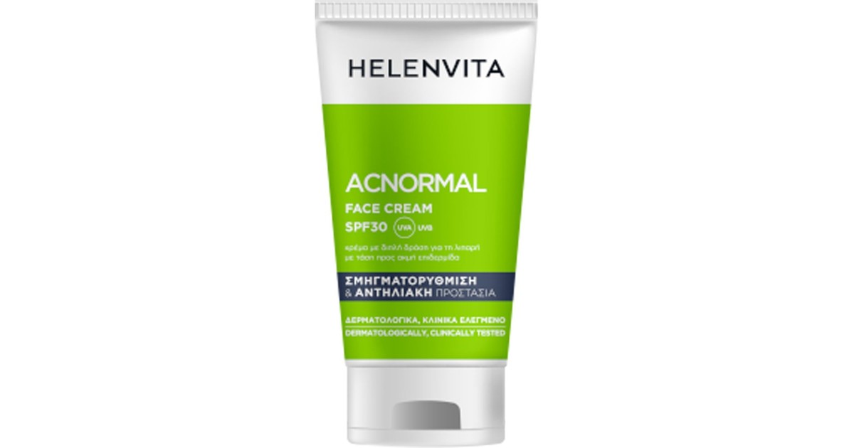 Helenvita Acnormal Face Cream Spf30, 50ml | Pharm24.gr