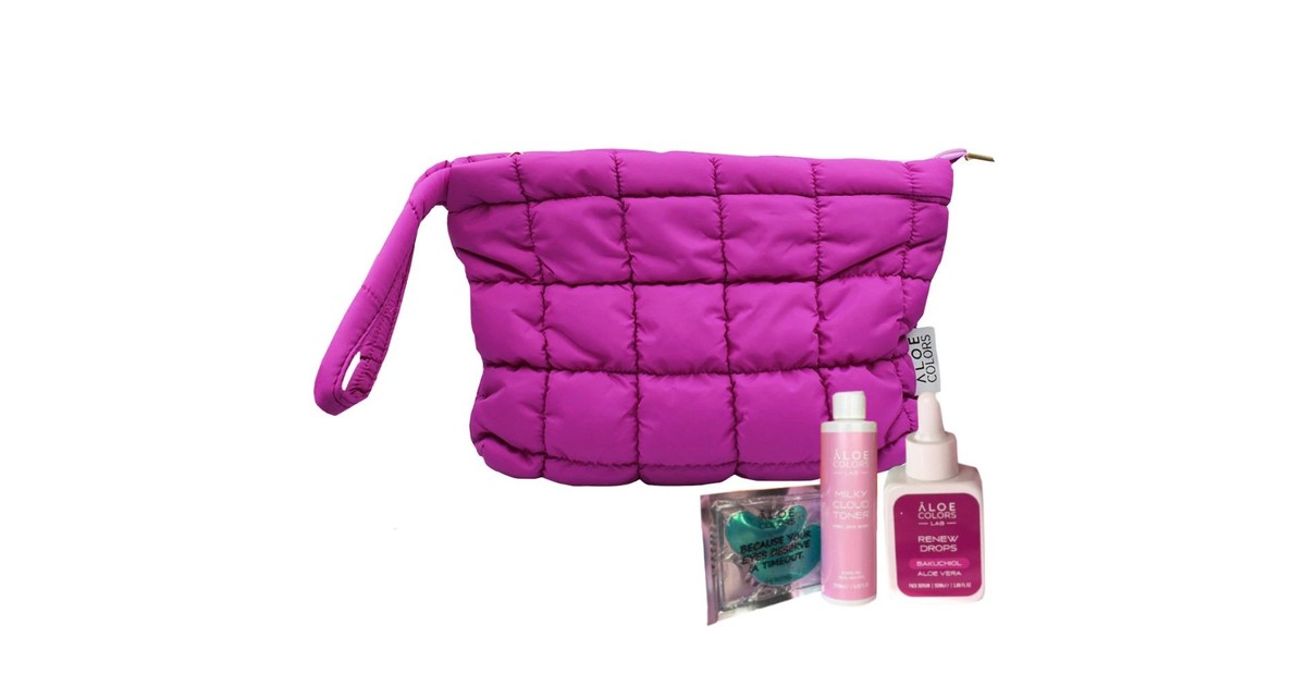 Aloe Colors Promo Skincare Bag Renew With Bakuchiol Renew Drops Serum ...