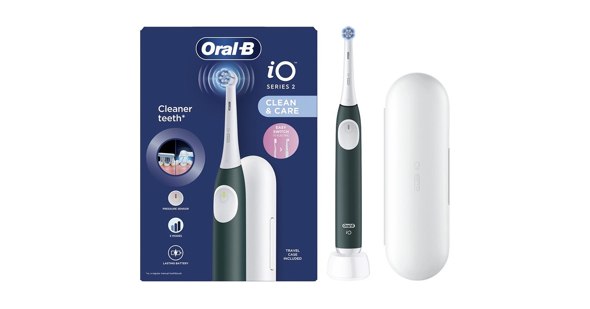 Oral-B iO Series 2 Clean & Care Electric Toothbrush with Travel Case 1 ...