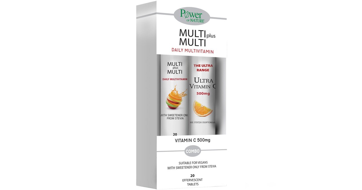 Power Health Promo Multi Plus Multi 20 Effer.tabs & Ultra Vitamin C ...
