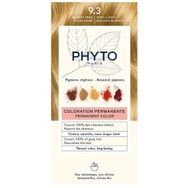 Phyto Permanent Hair Color Kit Μόνιμη Βαφή Μαλλιών με Φυτικές Χρωστικές, Χωρίς Αμμωνία 1 Τεμάχιο - 9.3 Ξανθό Πολύ Ανοιχτό Χρυσό