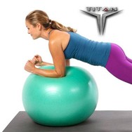 John's Titan Μπάλα Yoga - Pilates σε Πράσινο Χρώμα 55cm 900gr 26135