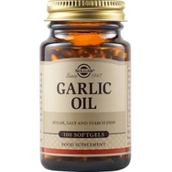 Solgar Garlic Oil Συμπλήρωμα Διατροφής Έλαιου Σκόρδου για τη Θωράκιση του Καρδιαγγειακού Συστήματος & Μείωση της Υψηλής Πίεσης με Αντιφλεγμονώδεις Ιδιότητες 100 Softgels