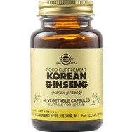 Solgar Korean Ginseng Συμπλήρωμα Διατροφής Εκχυλίσματος Κορεάτικου Τζίνσενγκ για Ενέργεια & Τόνωση 50veg.caps