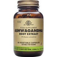 Solgar Ashwagandha Root Extract Συμπλήρωμα Διατροφής με Εκχύλισμα Ασβαγκάντας για την Αντιμετώπιση του Στρες, Ενίσχυση του Ανοσοποιητικού με Αντιφλεγμονώδεις Ιδιότητες 60veg.caps