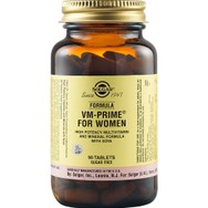 Solgar VM-Prime for Women Συμπλήρωμα Διατροφής Πολυβιταμινών, Μετάλλων & Ιχνοστοιχείων Κατά της Κόπωσης για Ενίσχυση του Ανοσοποιητικού & Ορμονική Ισορροπία Ειδικά Σχεδιασμένο για Γυναίκες Άνω των 50 90tabs