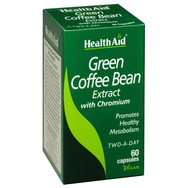 HealthAid Green Coffee Bean Extract Εκχύλισμα Πράσινου Καφέ με Λιποδιαλυτική Δράση 60 Κάψουλες