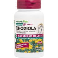 Natures Plus Rhodiola 1000mg Συμπλήρωμα Διατροφής Συμπυκνωμένου Εκχυλίσματος Ρίζας Ροδιόλας Παρατεταμένης Αποδέσμευσης για την Αντιμετώπιση του Στρες της Κόπωσης & του Αισθήματος Αδυναμίας με Ήπιες Αγχολυτικές Ιδιότητες 30tabs