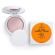 Youth Lab Oil Free Compact Cream Spf50 Light Color Αντηλιακή Κρέμα σε Μορφή Compact Make up για Μικτή - Λιπαρή Επιδερμίδα 10g