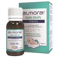 Almora Plus Baby Drops Προβιοτικό σε Σταγόνες για την Ανακούφιση των Βρεφικών Κολικών & την Υγεία του Γαστρεντερικού 8ml
