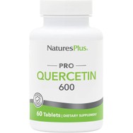 Natures Plus Pro Quercetin 600mg Συμπλήρωμα Διατροφής Κερσετίνης με Ισχυρή Αντιοξειδωτική & Αντιφλεγμονώδη Δράση για Διατήρηση Υγιών Επιπέδων Αρτηριακής Πίεσης 60tabs