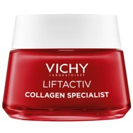 Vichy Liftactiv Collagen Specialist Αντιγηραντική Κρέμα Προσώπου, Χαρίζει Σφριγηλή Επιδερμίδα, Μειώνει Ρυτίδες & Πανάδες 50ml