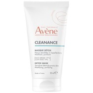 Avene Cleanance Detox Face Mask Μάσκα Προσώπου για Αποτοξίνωση, Κατάλληλη για Ευαίσθητο Δέρμα με Ατέλειες 50ml