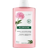Klorane Peony Soothing & Sensitive Scalp Shampoo Καταπραϋντικό Σαμπουάν με Παιώνια για Ευαίσθητο & Ερεθισμένο Τριχωτό 400ml