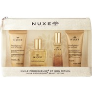 Nuxe Promo Prodigieux Travel Kit Scented Shower Oil 30ml & Huile Prodigieuse 10ml & Prodigieux Le Parfum 15ml & Scented Body Lotion 30ml & Νεσεσέρ 1 Τεμάχιο