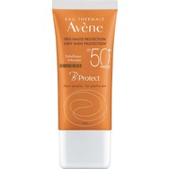 Avene B-Protect Spf50+ Διάφανη Αντηλιακή Κρέμα Προσώπου Λαιμού Πολύ Υψηλής Προστασίας, με Διακριτικό Χρώμα για Όμορφο Δέρμα 30ml