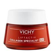 Vichy Liftactiv Collagen Specialist Night Κρέμα Νύχτας για Επανόρθωση Βαθιών Ρυτίδων με Βιοπεπτίδια & Ρεσβερατρόλη 50ml