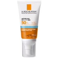 La Roche-Posay Anthelios UVMune 400 Hydrating Sun Cream Spf50+ Αντηλιακή, Ενυδατική Κρέμα Προσώπου Πολύ Υψηλής Προστασίας, Χωρίς Άρωμα 50ml