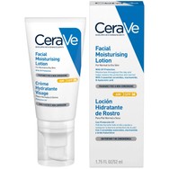 CeraVe Facial Moisturising Lotion SPF30 for Normal to Dry Skin Ενυδατική Κρέμα Προσώπου Υψηλής Αντηλιακής Προστασίας για Κανονικό προς Ξηρό Δέρμα 52ml