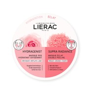 Lierac Duo Masks Hydragenist Masque SOS Hydratant Oxygenant & Supra Radiance Masque Eclat Double Peeling 2x6ml