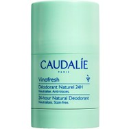 Caudalie Vinofresh Natural Deodorant Stick Φυσικό Αποσμητικό 24ωρης Προστασίας με Ευκάλυπτο & Σταφύλι 50gr