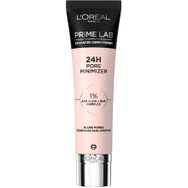 L'oreal Paris Prime Lab 24h Pore Minimizer Primer Βάση Μακιγιάζ για Κάλυψη των Πόρων της Επιδερμίδας & Ομοιόμορφο Αποτέλεσμα 30ml