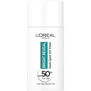 L'oreal Paris Bright Reveal Dark Spot UV Fluid Spf50+ Αντηλιακή Κρέμα Προσώπου Πολύ Υψηλής Προστασίας με Νιασιναμίδη Κατά των Σκούρων Κηλίδων 50ml