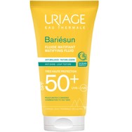 Uriage Bariesun Matifying Fluid Spf50+ Λεπτόρρευστη Αντηλιακή Κρέμα Προσώπου Πολύ Υψηλής Προστασίας για Μικτό Προς Λιπαρό Δέρμα με Ματ Τελείωμα 50ml