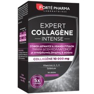 Forte Pharma Expert Collagene Intense Συμπλήρωμα Διατροφής σε Σκόνη για Σύσφιξη Δέρματος, Λείανση Ρυτίδων με Κολλαγόνο & Βιταμίνες 14 Sticks