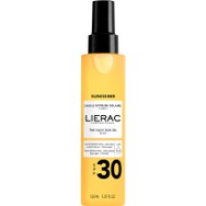 Lierac Sunissime The Silky Sun Body Oil Spf30 Μεταξένιο Αντηλιακό Λάδι Σώματος Υψηλής Προστασίας σε Spray 150ml