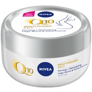 Nivea Body Firming Cream Q10 Multi Power Εξειδικευμένη Κρέμα Σώματος με Εκχύλισμα Σόγιας και Συνένζυμο Q10 που Συσφίγγει την Επιδερμίδα 300ml
