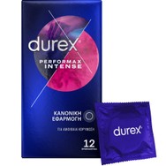 Durex Performax Intense Condoms Προφυλακτικά Σχεδιασμένα για να Αυξάνουν την Απόλαυση του Άντρα & της Γυναίκας 12 Τεμάχια